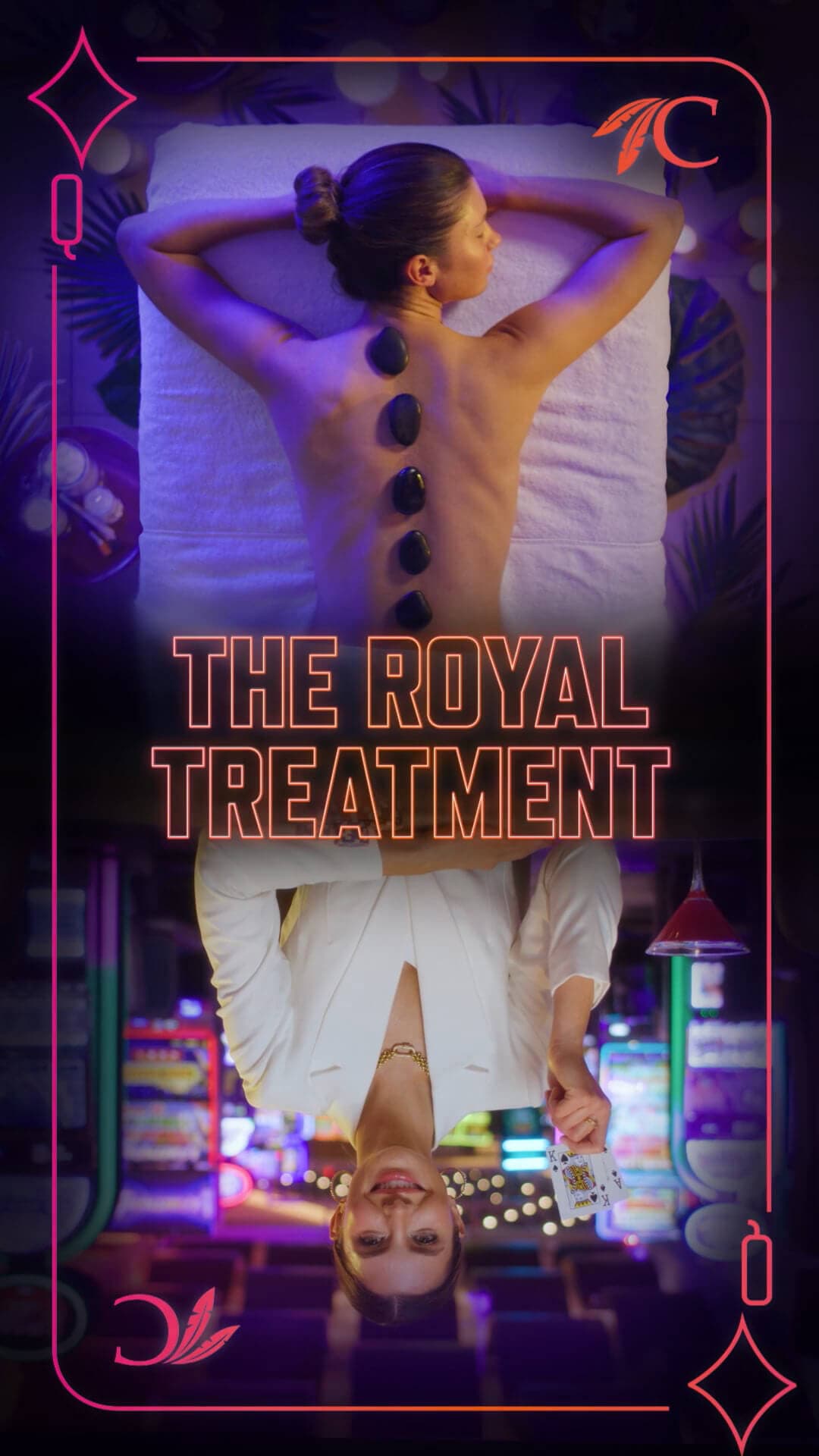 Social Video Playing Card Royal Treatment keyframe