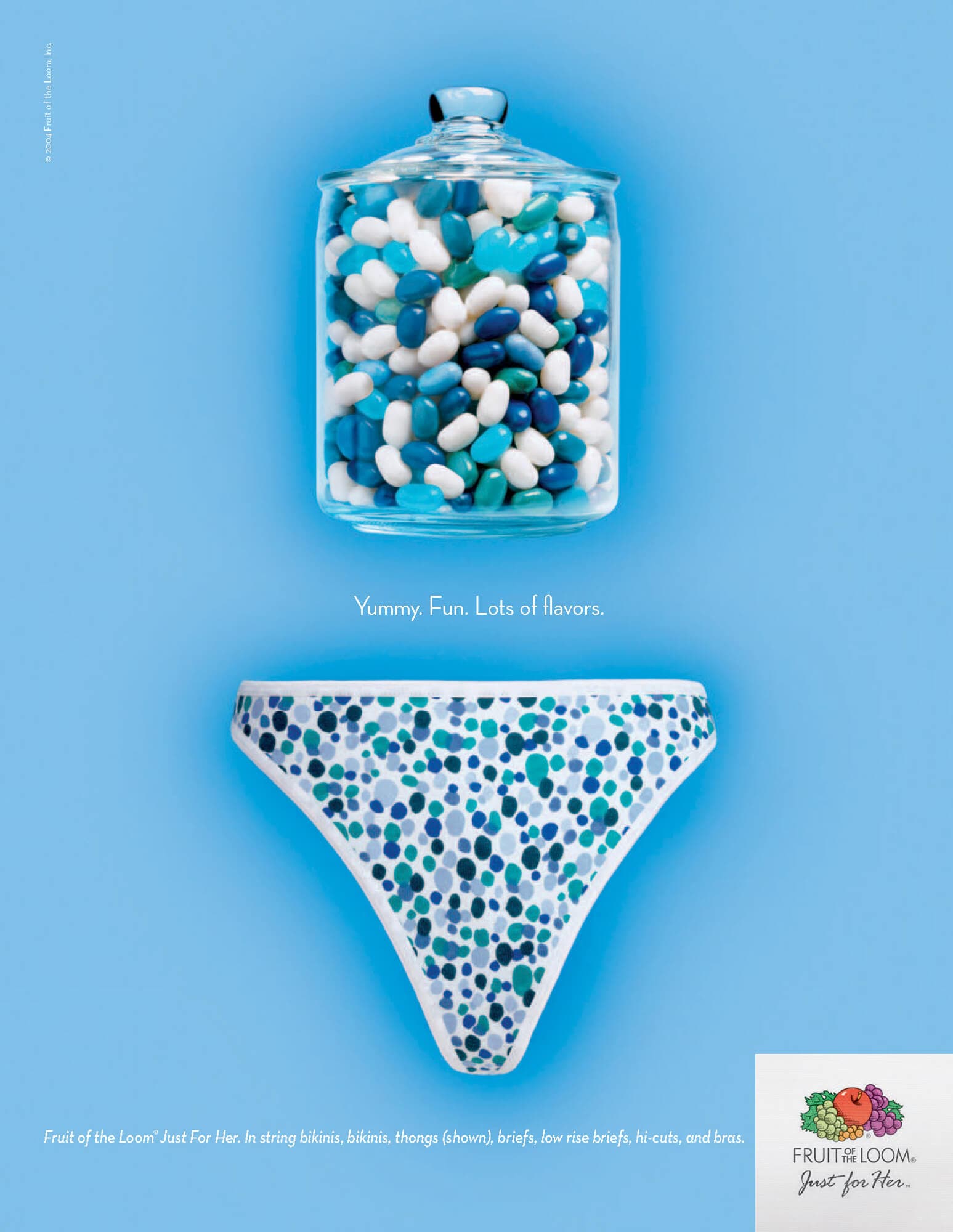 Fruit of the Loom Print Jelly Beans
