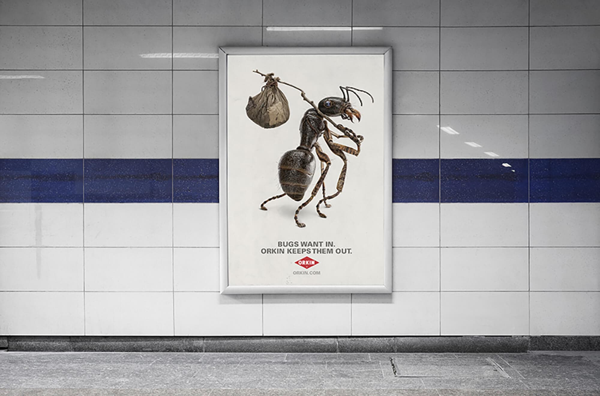 Orkin OOH Subway Ant