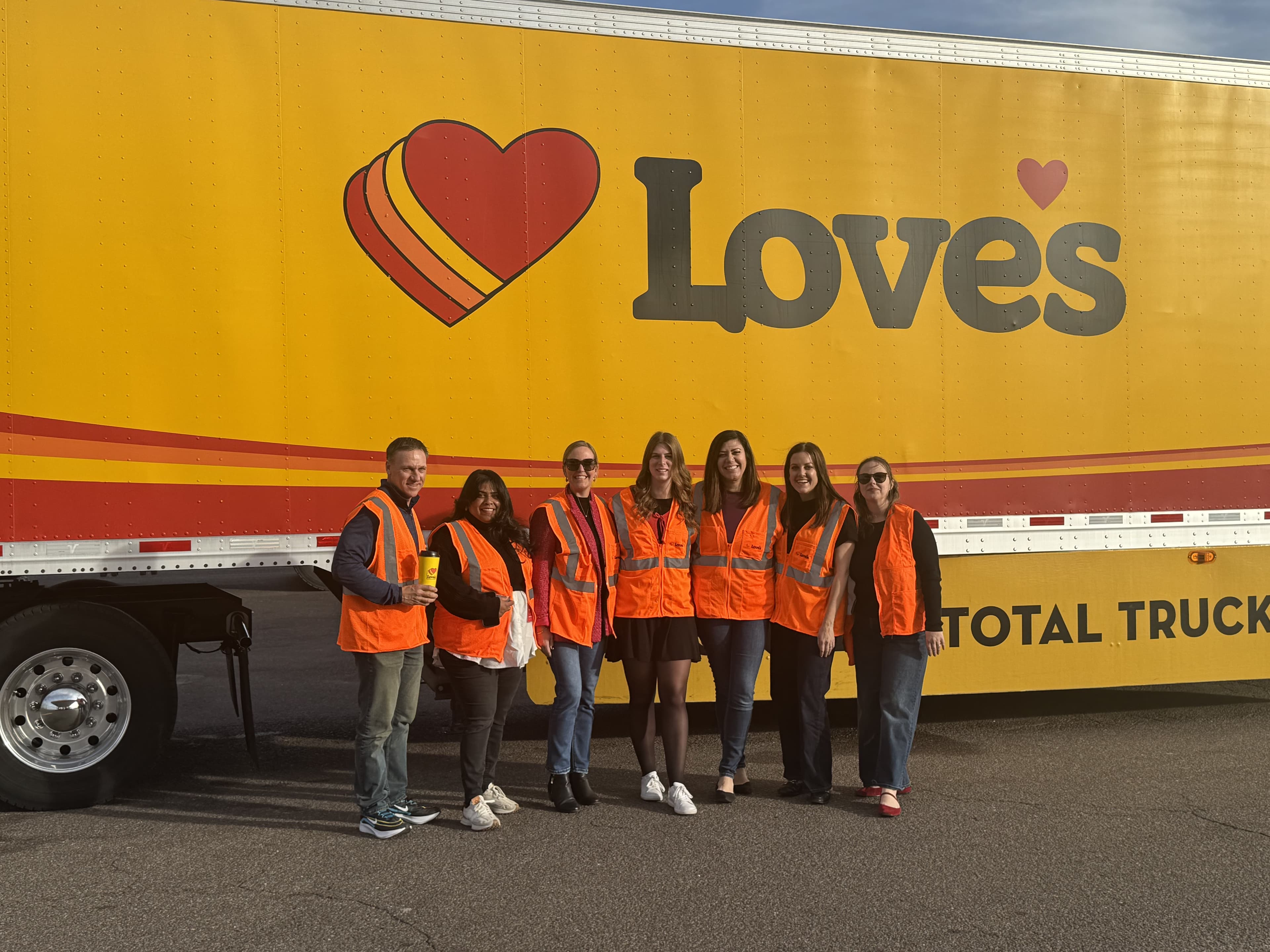 The team at a Love’s brand event