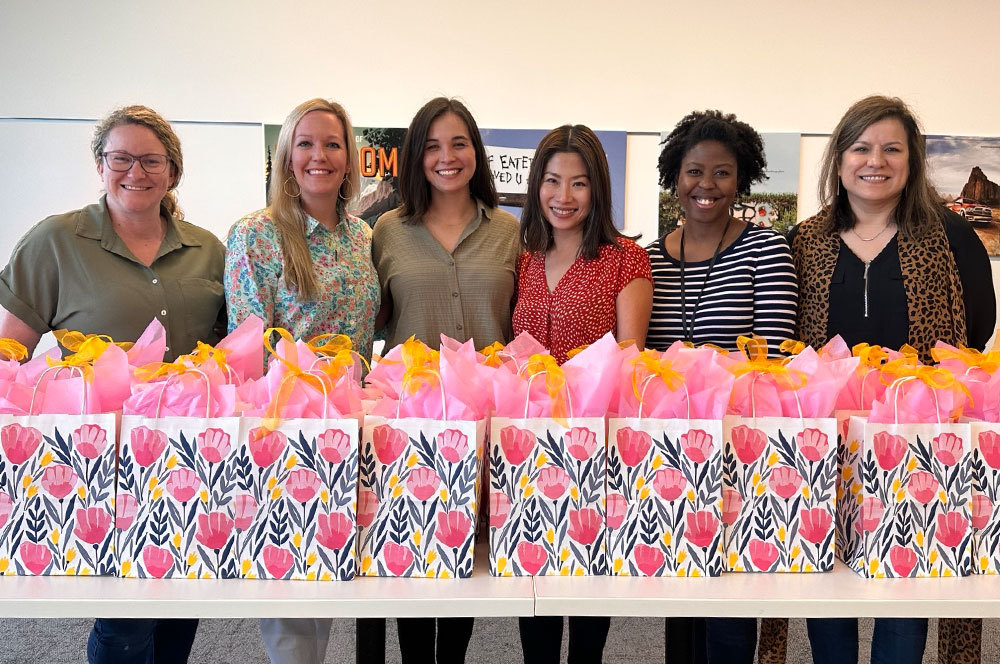 Group shot with Pampers